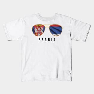 Serbia Sunglasses, Serbia Flag, Serbia gift ,   Serbian , Kids T-Shirt